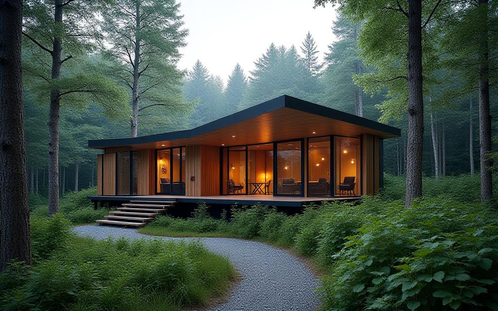Eco-certified lodge in Canadian wilderness